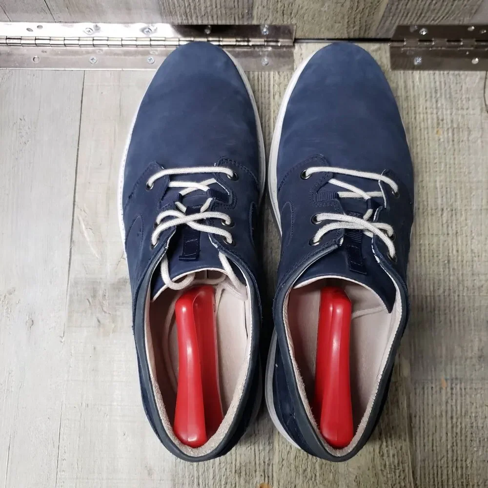 JOSEF SEIBEL Mirko Leather Lace Up Oxfords Men's 12 Shoes Sneakers EU 46 Blue